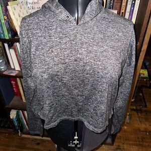 Athleta Uptempo gray heathered XS Athleisure crop sweatshirt